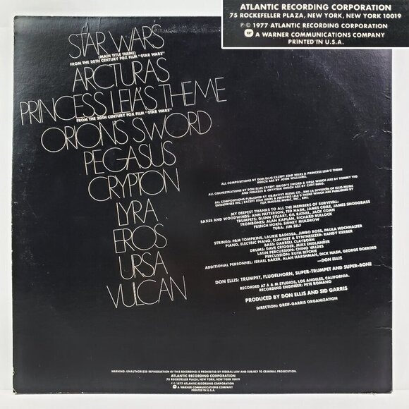 Star Wars Vinyl Record SD 18227 Music From Other Galaxies Planets Don Ellis 1977 - Picture 4 of 9